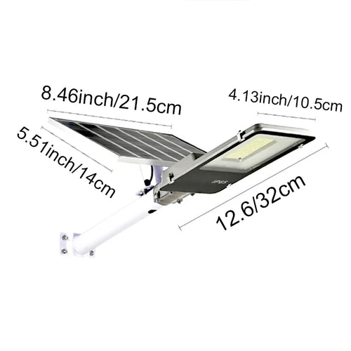 1000W Solar Street Light Outdoor Solar Street Light IP65 Waterproof Automatic Dusk to Dawn Street Light for Garage Garden